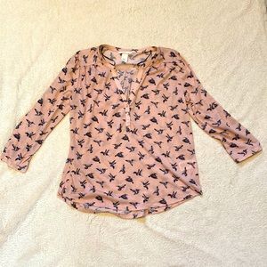 H&M, womens, size small, pink